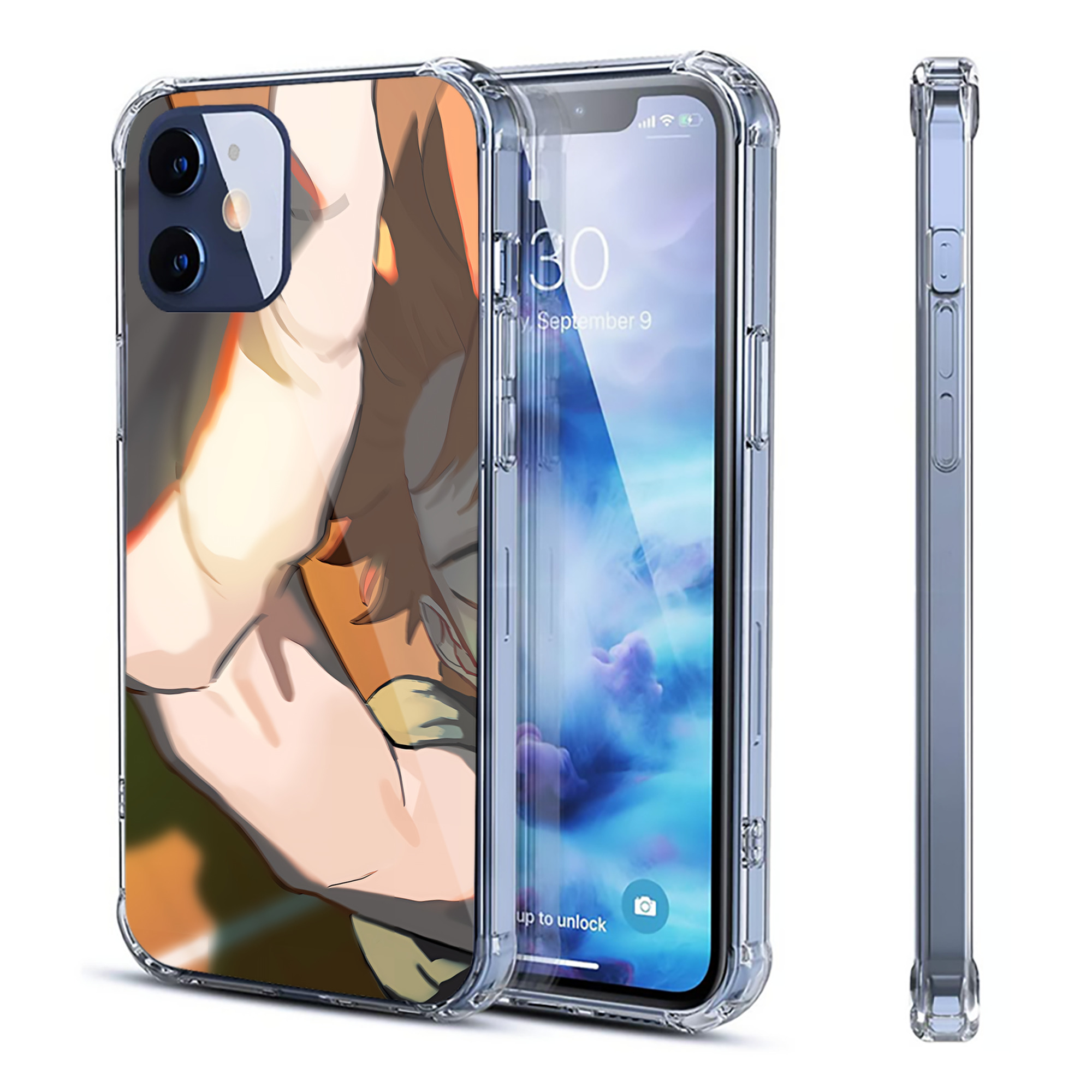 （画像用） ハイキュー!! Haikyu!! 【iPhone 12シリーズ対応】透明スマホケース（クリアソフトケース）